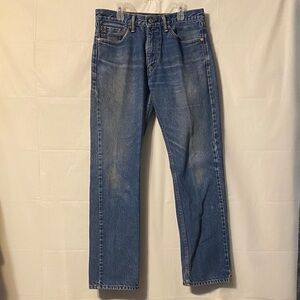 Levi's Men's Straight leg 505 zipper Blue Jeans